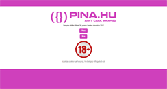 Desktop Screenshot of pina.hu